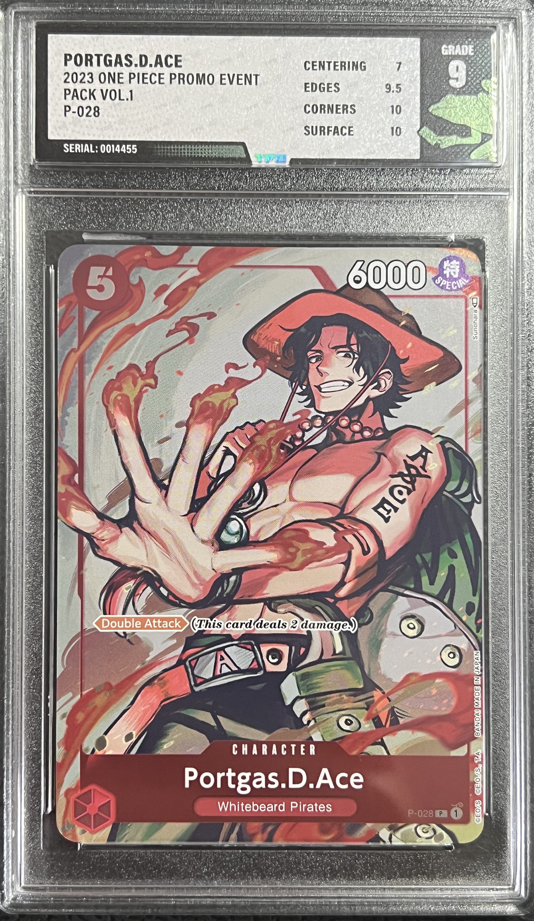 Graded card example